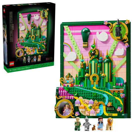 LEGO® Wicked 75685 Emerald City Wall Art
