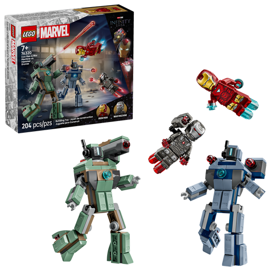 LEGO® Marvel 76320 Iron Man & War Machine vs. Hammer Drones