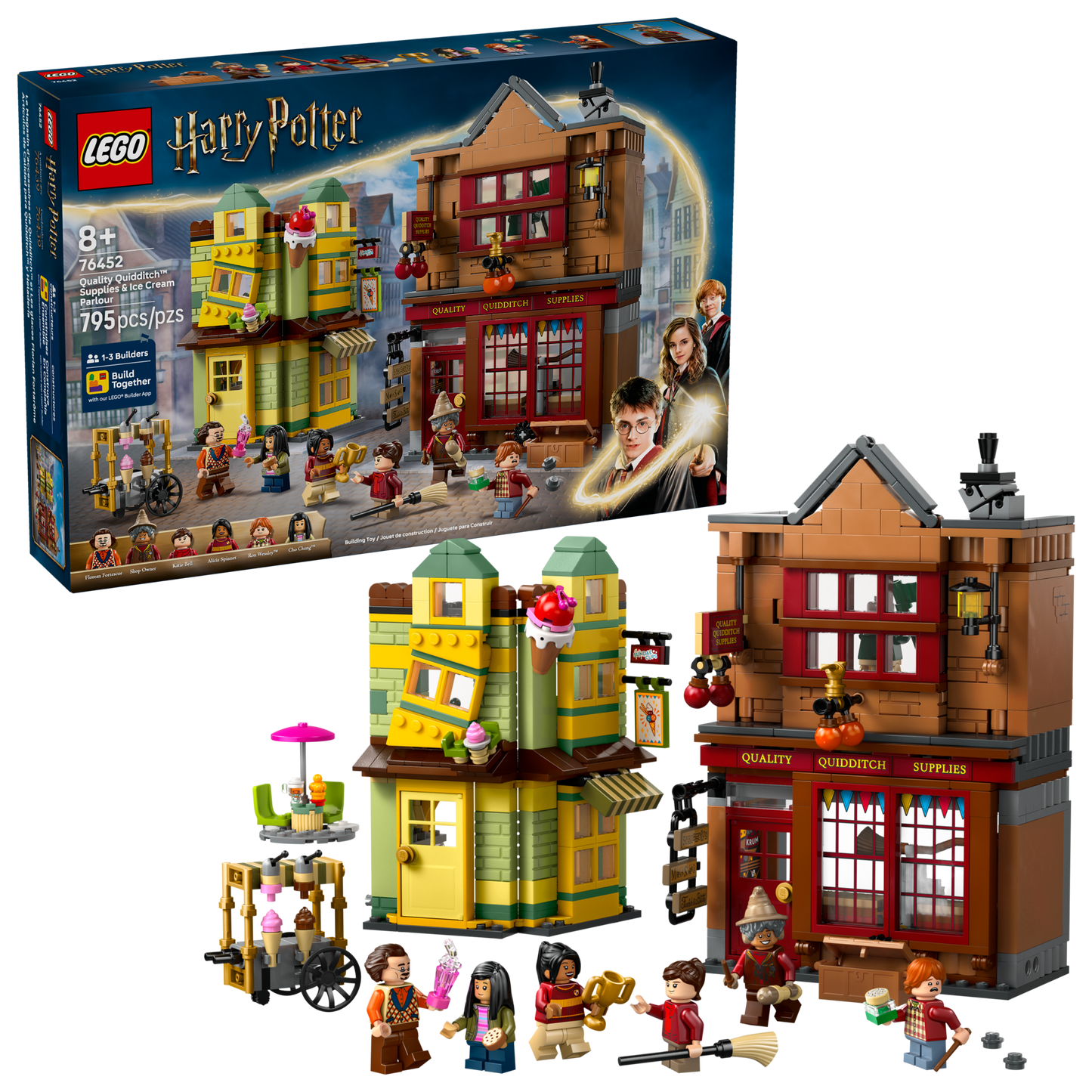 LEGO® Harry Potter™ 76452 Quality Quidditch™ Supplies and Florean Fortescue’s Ice Cream Parlour