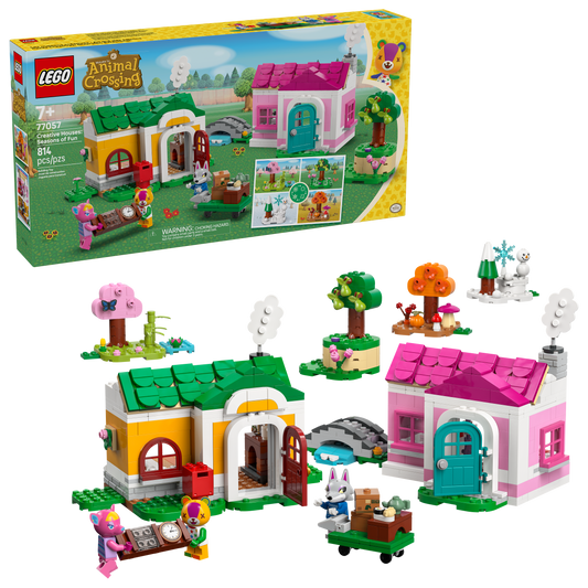 LEGO® Animal Crossing™ 77057 Creative Houses: Seasons of Fun