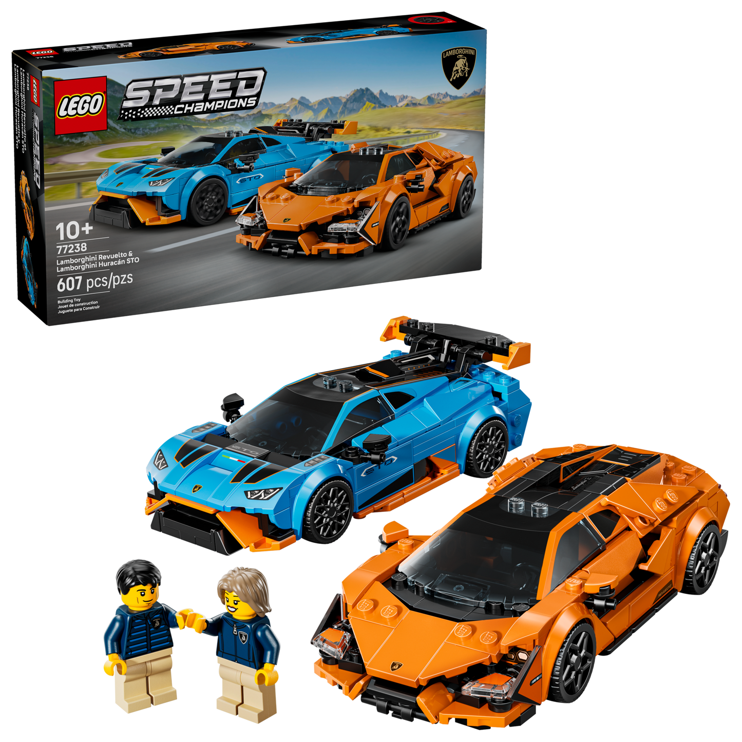 LEGO SPEED CHAMPIONS Lamborghini Revuelto & Lamborghini Huracán STO