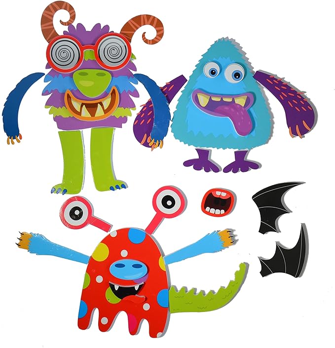 Buddy & Barney Silly Monsters Bath Stickers