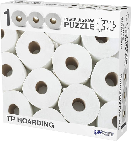 Funwares Toilet Paper TP Hoarding 1000 Piece Jigsaw Puzzle