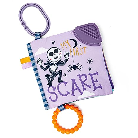 Kids Preferred Disney Jack Skellington Soft Teething Crinkle Book