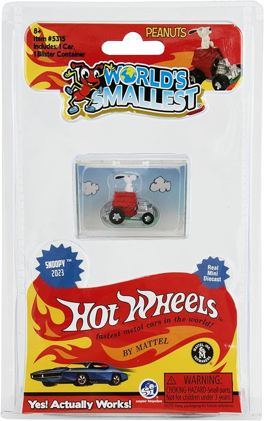 Worlds Smallest Hot Wheels Snoopy Flying Ace Car