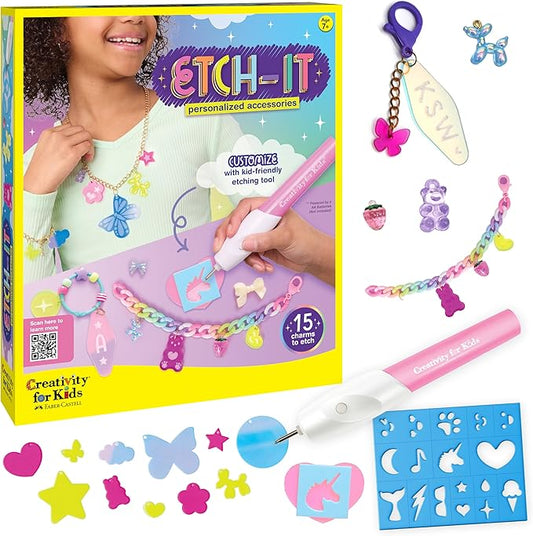 Creativity for Kids Etch-It Personalized Accessories Kit with Etching Tool