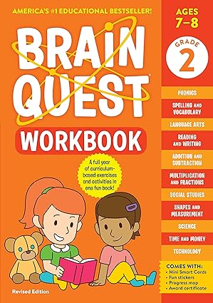 Brain Quest 9781523517367 Workbook 2nd Grade