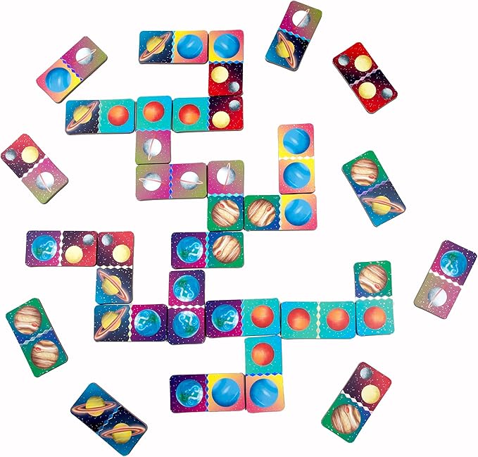 eeBoo Mini Dominoes DMM804 Space