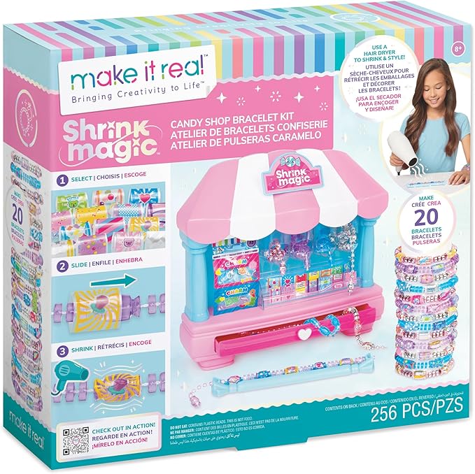 Make It Real 1757 Shrink Magic Candy Shop Bracelet Kit