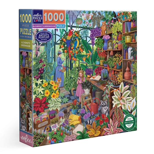 eeBoo PZT866 Alchemist's Greenhouse 1000 Piece Puzzle