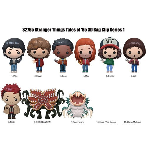 Monogram Stranger Things: Tales from '85 3D Foam Bag Clip Blind Bag
