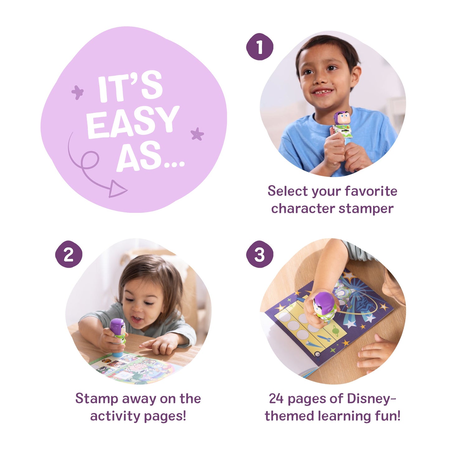 Melissa & Doug Sticker WOW!™ Activity Pad & Sticker Stamper - Buzz Lightyear