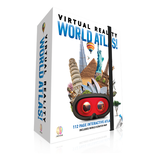 Abacus Deluxe Virtual Reality Gift Set World Atlas!