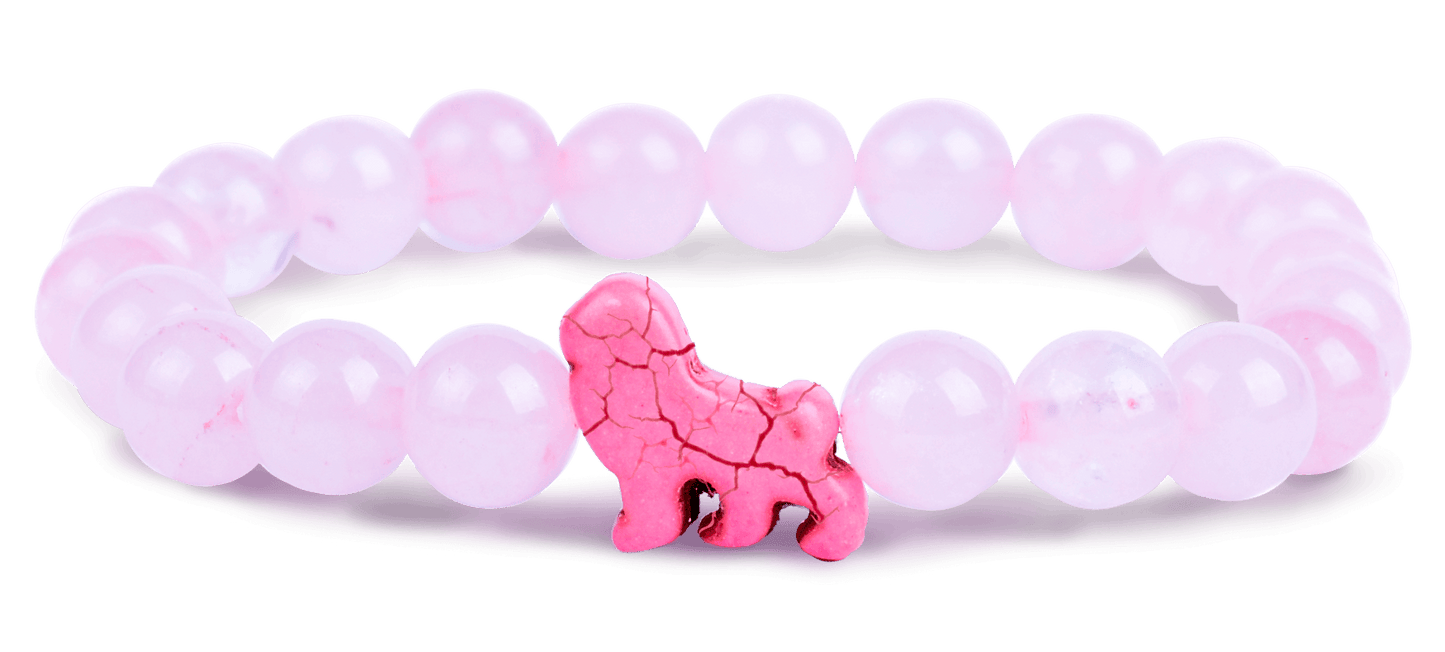 Fahlo The Excursion Bracelet Lion Kenya Orchid Pink