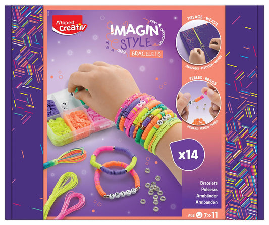 Jura Toys 907404 Creativ Imagin'Style Heishi Neon Bracelet Studio