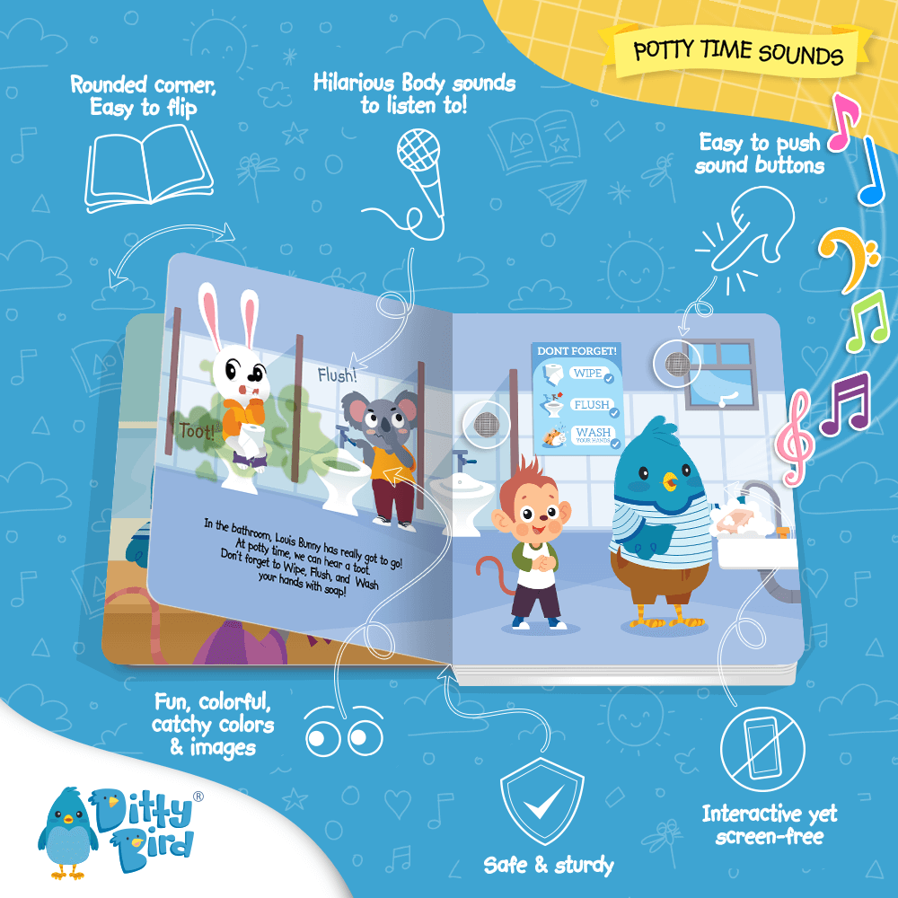 Ditty Bird Books Potty Time Sounds