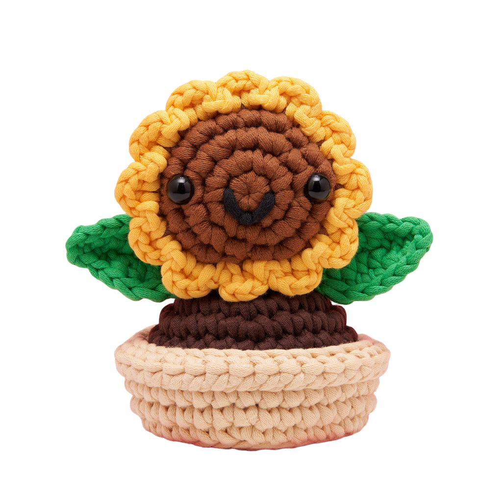 Woobles Ana the Sunflower Crochet Kit – TimbukToys