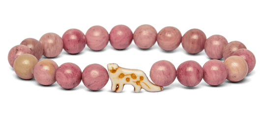 Fahlo The Ascent Bracelet Snow Leopard Pink