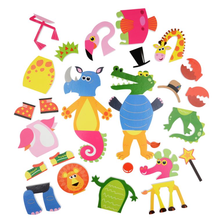 Buddy & Barney Bath Time Stickers Weird and Wonderful Animals