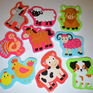Buddy & Barney Barnyard Bash Bath Puzzles – Foam Farm Animal Fun for Bath Time