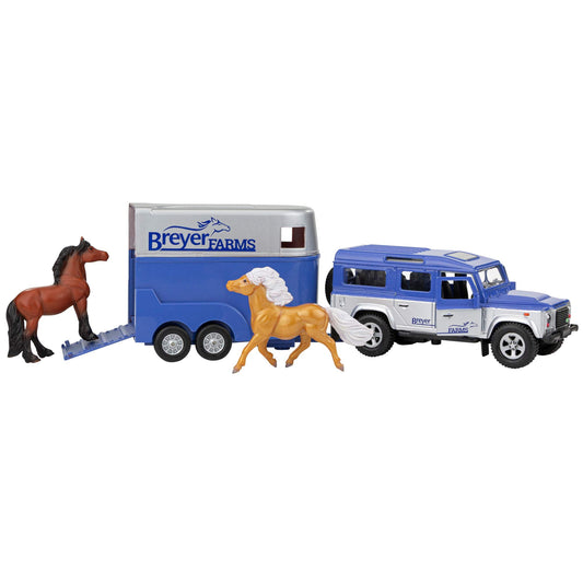 Breyer Horses Farms 59216 Land Rover and Tag-a-Long Trailer