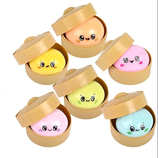 Toy Network Squish And Stretch Surprise Dumplings Blind Box (Random Color)