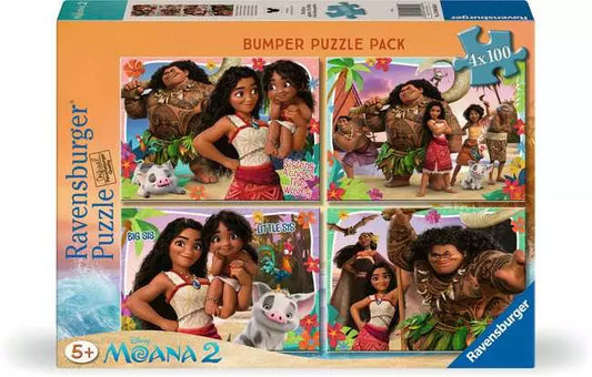 Ravensburger 12004069 Puzzle Moana 2 4X100PC