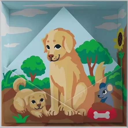 Ravensburger CREART Paint By Numbers Do It Together Dog