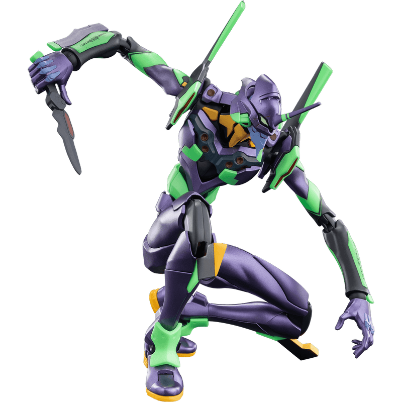 RG Evangelion Unit-01 – Maquette Real Grade, Articulation Hyper Réaliste, Pièces Liées, Logo Bluefin Officiel