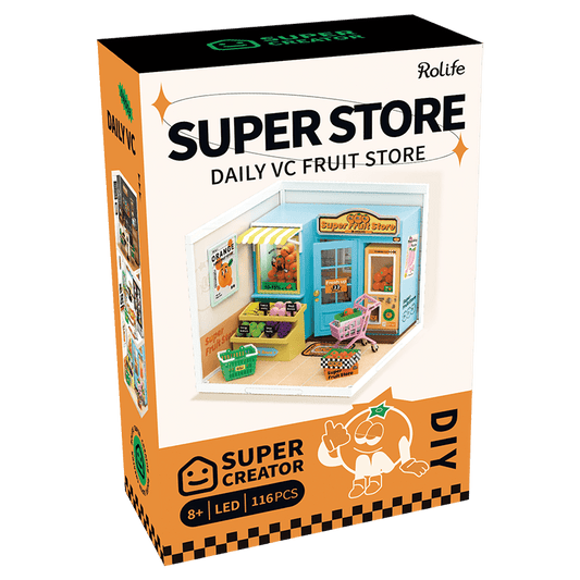 Robotime Rolife Daily VC Fruit Store DIY Miniature House
