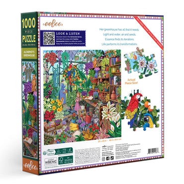 eeBoo PZT866 Alchemist's Greenhouse 1000 Piece Puzzle