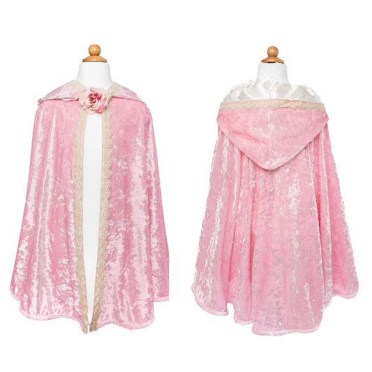 Deluxe Pink Princess Cape (Size 5-6) | Great Pretenders | 52015