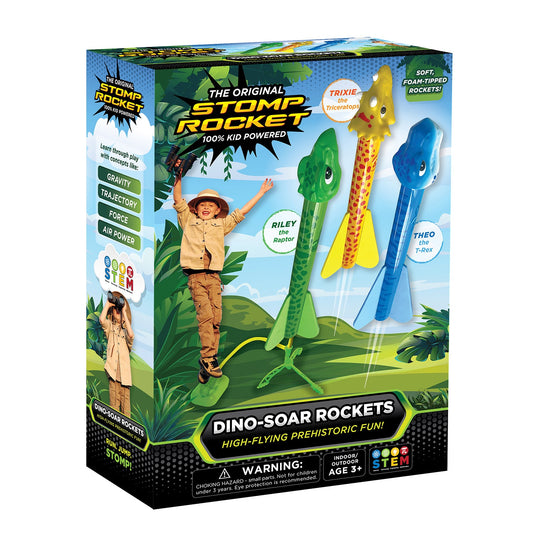 The Original Stomp Rocket Dino-Soar Rockets