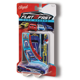 Flat 2 Fast Card Racer - Blue