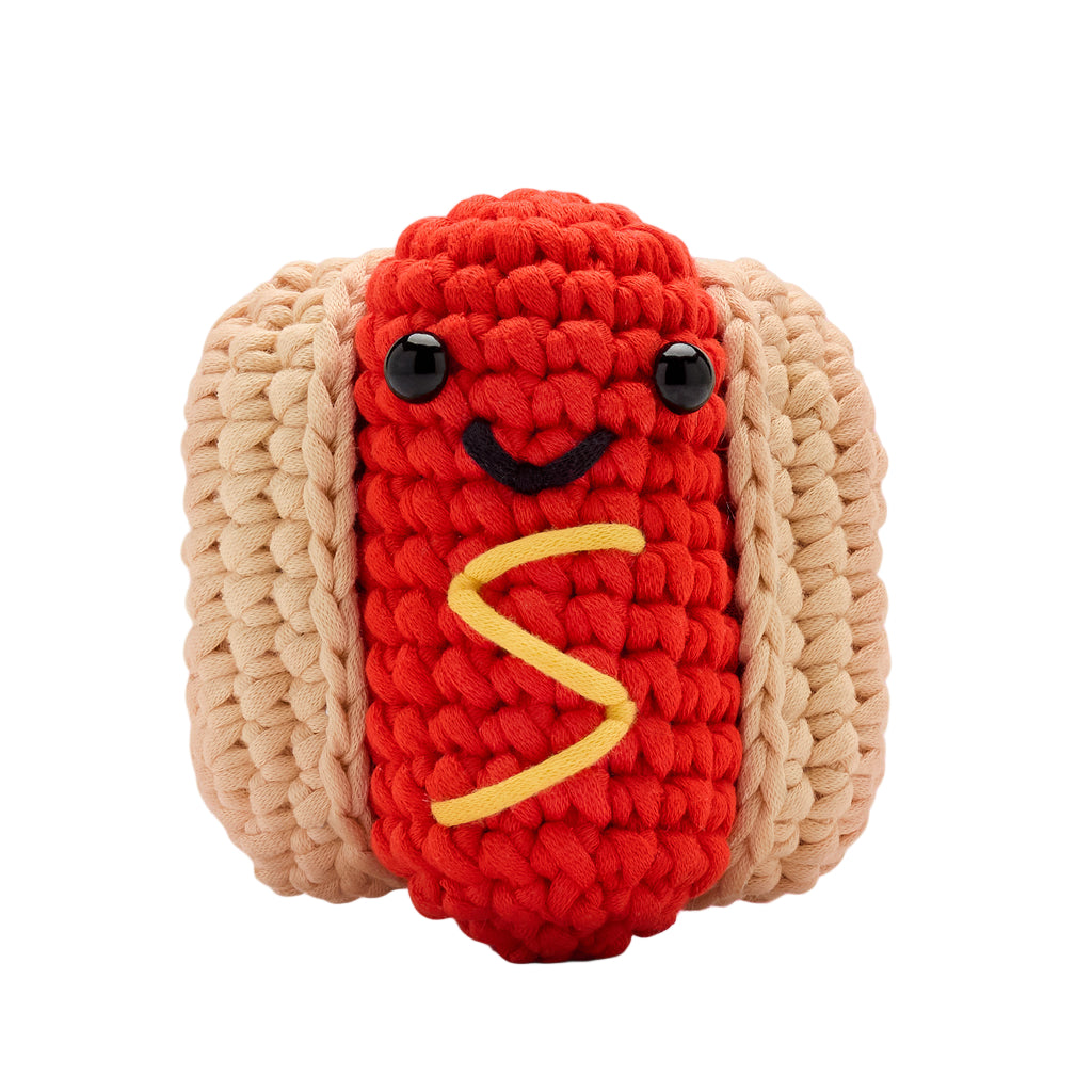 Woobles Frank the Hot Dog Crochet Kit – TimbukToys