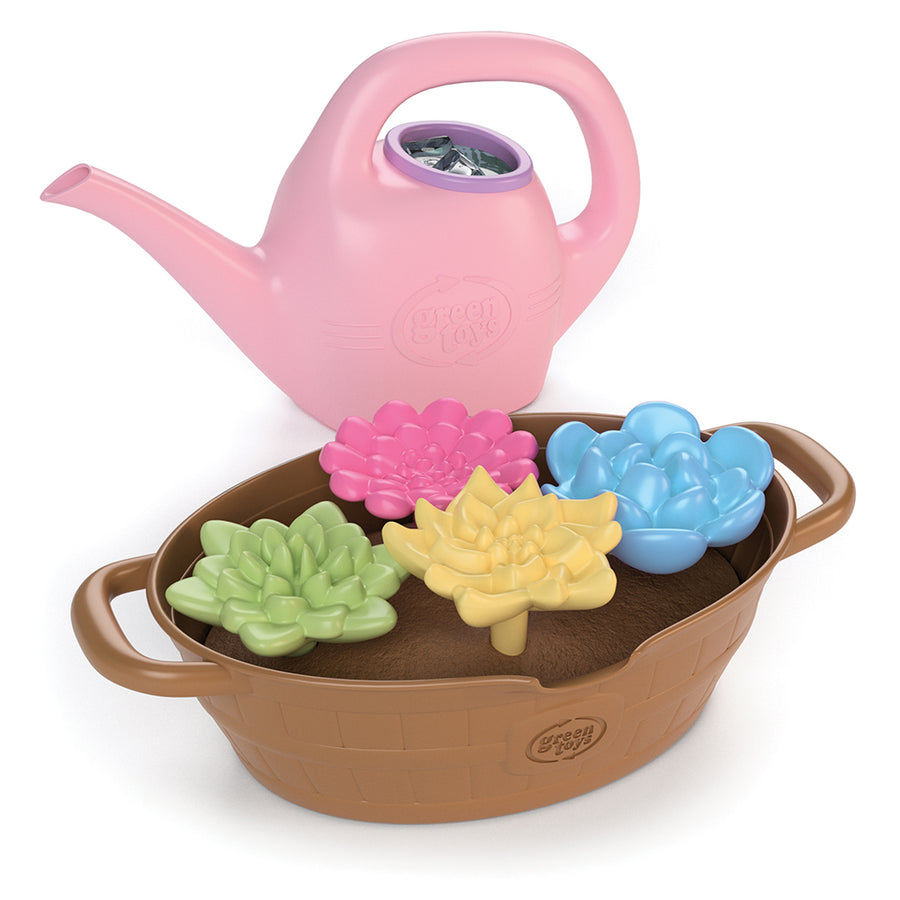 Green Toys 1851 Rainbow Bloom Color Changing Water Activity Set