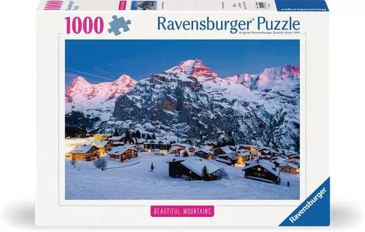 Ravensburger Jigsaw Puzzle Bernese Oberland, Murren - 1000 Pieces Puzzle