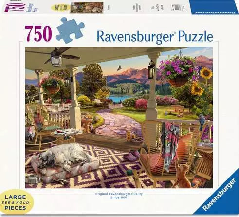 Ravensburger Puzzle 17457 Crazy Front Porch