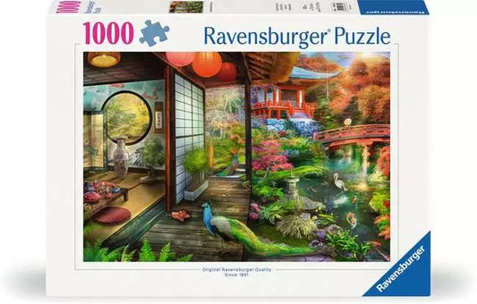 Ravensburger Puzzle 12000635 Japanese Garden Teahouse