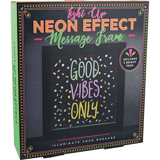 Light Up Neon Effect Message Frame