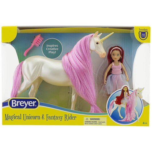 MagicalUnicornSkyandFantasyRiderMeadow | Breyer | 61147