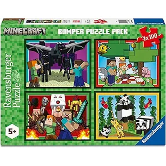 Ravensburger Minecraft 4x100 Pc XXL Puzzle