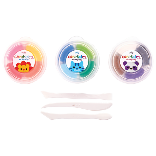 Ooly Creatibles 161-049 Standard Air Dry Clay Kit