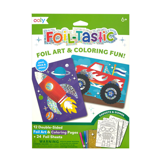 Ooly 161-131 Foil-tastic Foil Art & Coloring Set - Gadgets & Gizmos