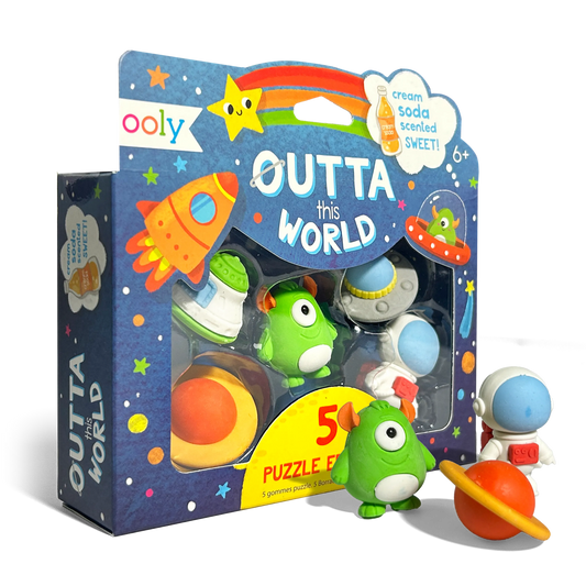 Ooly 112-137 Outta This World Scented Puzzle Erasers
