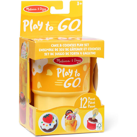 Play to Go Cake & Cookies Play Set | Melissa & Doug | 50497