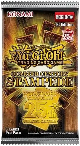 ACD Yu-Gi-Oh! Quarter Century Stampede 5 Card Booster Pack