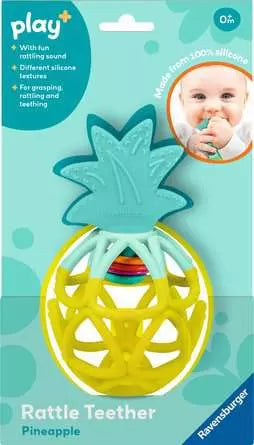 Ravensburger Play+ 12034112 Rattle Teether: Pineapple
