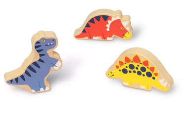 Melissa & Doug Wooden Dinosaurs Play Set