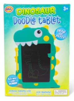One For Fun Dinosaur LCD Drawing Tablet Green